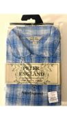 Two Peter England Men's Pyjamas, Blue, Size S