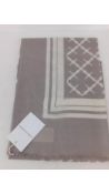 Two By Malene Birger Cornelis Scarf, Beige, White, 40
