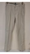 M.E.N.S Modern Collection Men's Trousers, Cream, Size 48