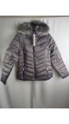 Rino & Pelle Women's Short Padded Jacket, Deep Grey, Size 38, UK 12