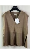 By Malene Birger Women's Belisia Knitted Vest, Beige, Size M