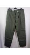 Carhartt Men's Calder Jefferson Twill Pant, Plant, Rinsed, Size W32
