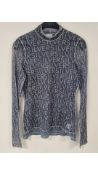 Ulli Ehrlich Sportalm Women's Long Sleeved Top, Grey Melange, Size 10 UK