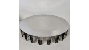 Georg Jensen Frequency Stainless Steel Centrepiece, No Box