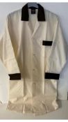 Somax Men's Nightshirt, Cream/Brown, Size M