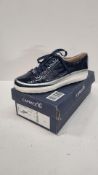 Caprice Women's These Female Lace Up Trainers, Navy, Size UK 6