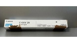 Canon C-EXV 29 Toner Cartridge, Cyan. Box damaged