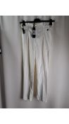 Pinko Women's Cara Fashion Carrot Jeans, White, Size 38