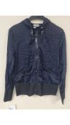 Ulli Ehrlich Sportalm Womens Hooded Jacket, Dark Blue, Size 10 UK