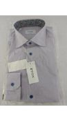 Eton Men's Contemporary Fit Shirt, Light Purple, Size 41/16