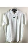 Two Love Brand & Co Men's Pensacola Polo Shirt, White, Size XXL