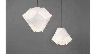 Clar Ni-Ni Ceiling Light Reversable Pendant Lampshade White D420/H360