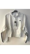 Adidas Women's Performance Jacket, White, Size XL