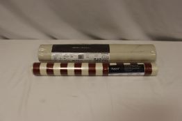 Four Wallpaper Rolls to include 2x Erismann, Elle, 10171-37, 2x Norwall, Formal Stripe, SB37916