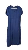 Bonsoir Ladies French Pleat Nightdress Blue, Size S