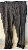 Three The Kooples Men's Small Check Suit Trousers, Grey, Size 52