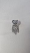 Pandora Sterling Silver Three Feathers Dreamcatcher Charm