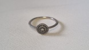 Pandora Sterling Silver Elegant Sparkle Ring, Size 54
