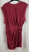 IRO Women's Dress, Burgundy, Size 42, No Tags