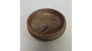 Twelve Stuff Design Handmade Natural Wood Bowls, 14cm