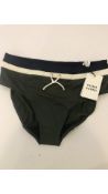 Four Prima Donna Ocean Drive Bikini Brief Bottoms, Size M