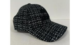 Only The Blind, Men's Tweed Baseball Cap, Black/White, One Size