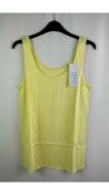 Juvia Loungewear Women's Vest Top, Yellow, Size S