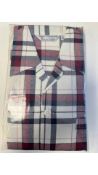 Savile Collection By Derek Rose Men's Pyjamas, Red/Beige Check, Large