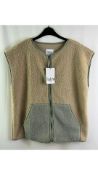 Saint Tropez Women's Jerikasz Vest, Beige, Size M