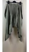Patchwerk Women's Irregular Length Skirt, Green, Size S