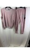 Life Nature Love Women's Free City Tracksuit, Dusty Pink, Size Large