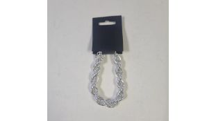 Five Pilgrim Silver Rope Chain Horizon Bracelet