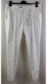 SuitSupply Men's Trousers, Off White, Size 36
