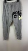 Life Nature Love Women's Free City Jogging Bottoms, Grey, Size Large
