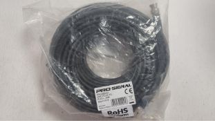 Four Pro Signal PSG00522 BNC Male to BNC Male Coaxial Lead, 20m