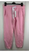 Juvia Loungewear Womens Cotton Bottoms, Pink, Size S