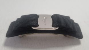 Ferragamo Vara Bow Hairclip. No Tags Or Packaging