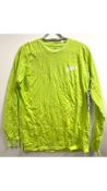 Two Ghost Unisex Neon Green Long Sleeve Tee, Medium