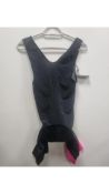 Stolen Goat Women's Bodyline One Bib Shorts, Black/Pink, Size XS