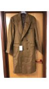 Tiger of Sweden Men's Cempsey Coat, Dark Honey, Size XL