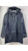 Stutterheim Stockholm Women's Raincoat, Charcoal, Size XS