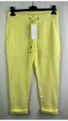 Juvia Loungewear Women, s Cotton Blend Lounge Bottoms, Yellow, Size S