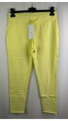 Juvia Loungewear Women's Cotton Blend Lounge Bottoms, Yellow, Size Small