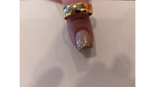 Five Tungsten Carbride Wedding Band, 8mm