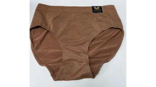 Two Wacoal Women's Full Smooth Brief, Pecan, Large