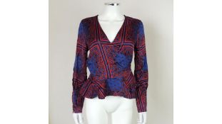 Scotch and Soda Women's Wrap Shirt, Multicoloured, Small