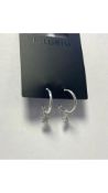 Six Pilgrim Earrings 'Ava' Hoops Silver Plated