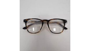 Ace & Tate Glasses, No Lenses, Hudson, Tigerwood, 47 21 140
