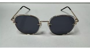 Two Prive Revaux Sunglasses, The Escobar, 52-22-140, Gold