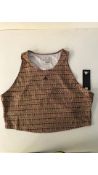 Three Adidas Women's Yoga Studio Print Tank Tops, Multi, Size XL